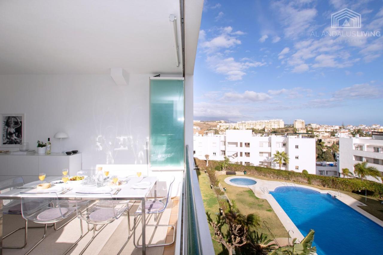 Scandinavian Style Apartment With Amazing Sea Views And South West Facing Sunny Terrace In Miraflores Walking Distance To The Beach! Μάλαγα Εξωτερικό φωτογραφία